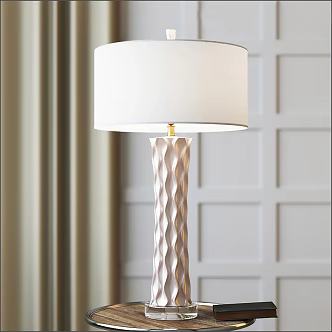 Global Views Ribbon Lamp Table Lamp Lighting Fixtures Face-to-Face Table Lamp Decorative Table Lamp Bedside Table Lamp 3d model