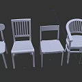 Various Modern Wooden Dining Chairs With Sleek Backrests And Sturdy Legs Design