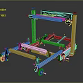 Aluminum Metal Frame Mobile Support Structure With Heavy Duty Wheels And Stabilizers