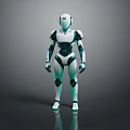 Robot Assistant Small Robot Butler Robot Butler Figure Game Figure 3d model