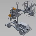Welding mobile car 3d model