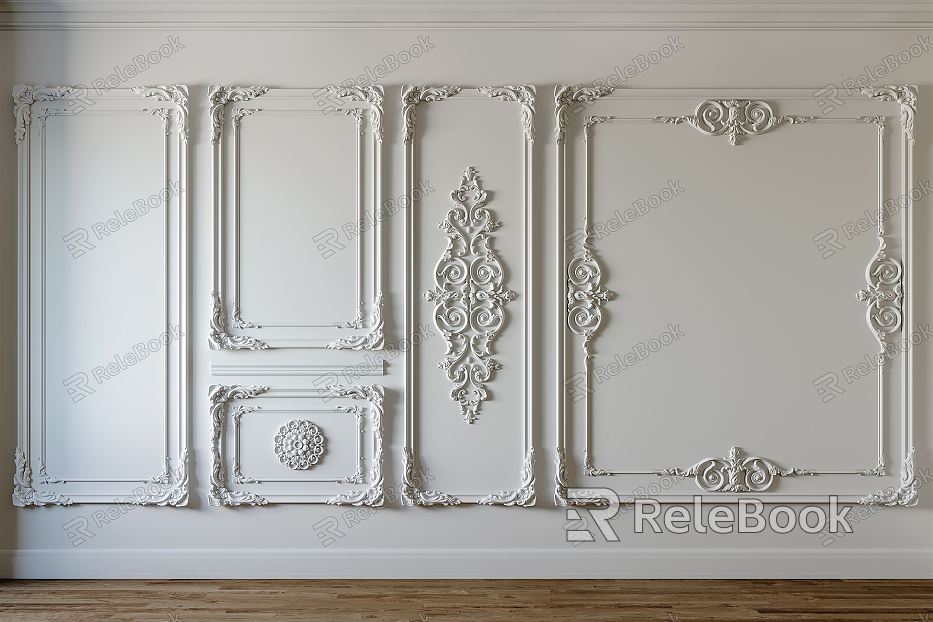 European plaster line model