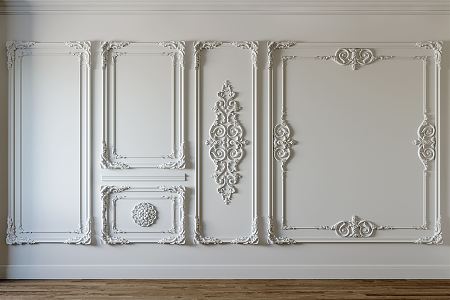 European plaster line 3d model