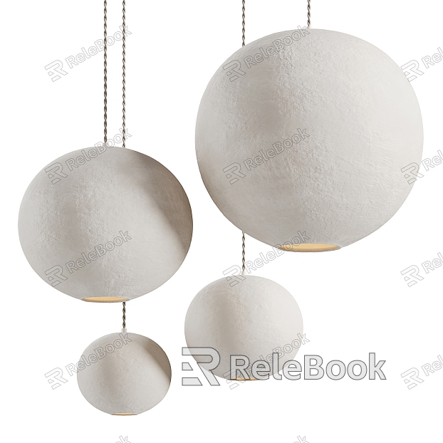 Lumalano Chandelier Gypsum Chandelier Spherical Chandelier Chandelier Combination model