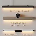 Lounge Surreal Wall Decor With A Story Of Time And Shi Wu Fu Lighting