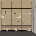 Shelf Bookshelf Books 3d model