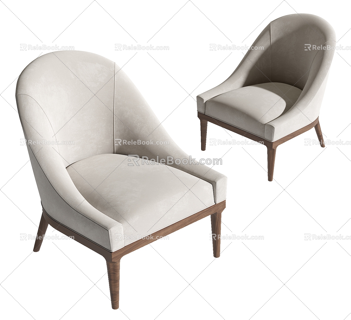 Single sofa 3d model