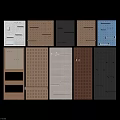 Multiple Color Pegboard Wall Organizers With Storage Shelves Hooks And Designs