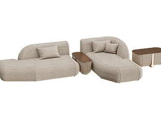 Modern Multiplayer Sofa 3d model