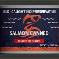 Canned Salmon Ready to Serve with No Preservatives for Quick Healthy Meals