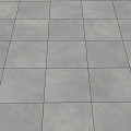 Modern floor brick wall to cement brick 3d model