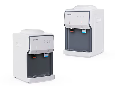 Primo Water Dispensers Modern Design With Hot And Cold Water Two Units 3d model