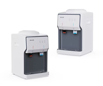 Primo Water Dispensers Modern Design With Hot And Cold Water Two Units 3d model