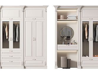 European-style wardrobe 3d model