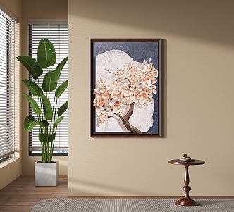 Antique Hanging Painting 3d model