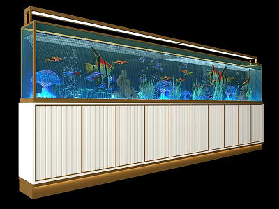 Modern fish tank 3d model Modern fish tank 3d model
