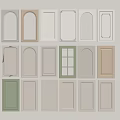 Various Style Door Panels In Different Colors For Home Interior Decor