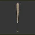 High Quality Wooden Baseball Bat With Black Rubber Grip For Sports Games And Training