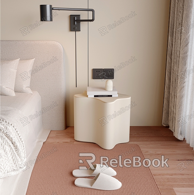 Modern bedside table model