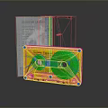 Yellow Vintage Cassette Tape With Brownwood Avenue Vol 2 Case on Grey Background