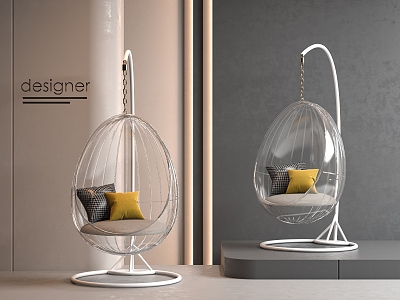 Modern Hanging Chair Swing Chair 3d model