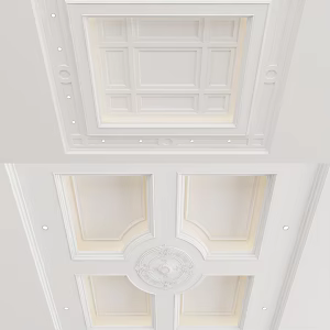 European-style ceiling 3d model