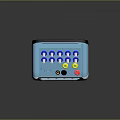 BD Medical Unistik 401 Medical Device With Colorful Screen Keypad And Blue Needle Ports