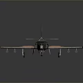 Camouflage Military Aircraft Model Showcasing Aerospace Design And Details