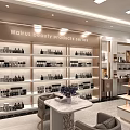 Bright Modern Beauty Retail Store Featuring Display Shelves Product Displays And Cabinets