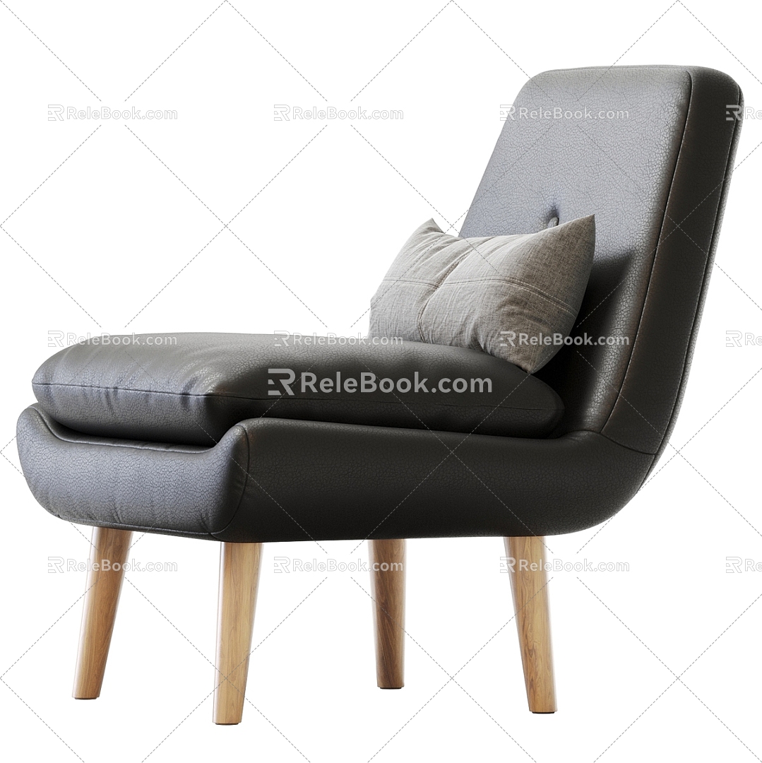 Sofa coffee table combination 3d model