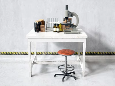 modern test bench 3d model modern test bench 3d model