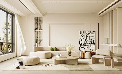 The Silent Living Room 3d model