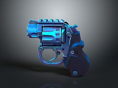 revolver pistol semi-automatic pistol automatic pistol modern weapon hot weapon 3d model