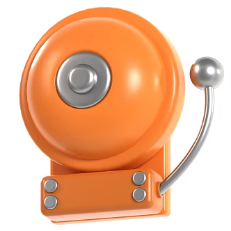 Modern Bells Cartoon Bells 3d model