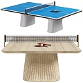 Indoor Table Tennis Sports Equipment Featuring Ping Pong Table Net Paddles And Ball