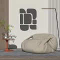 Modern Lazy Sofa 3d model