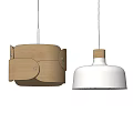 Nordic Chandelier Log Chandelier 3d model
