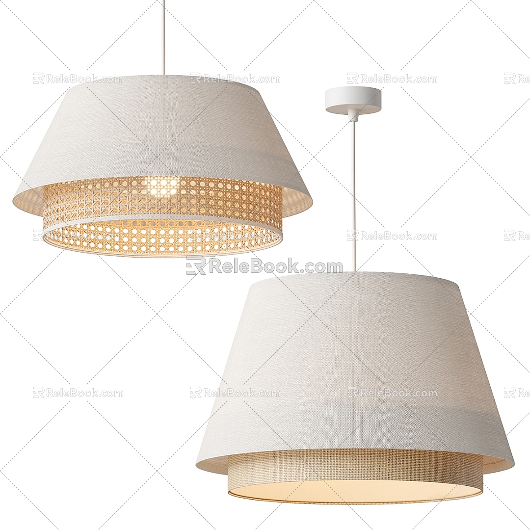 Modern chandelier 3d model