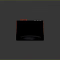 High Quality Audio Speaker With Black Orange Wooden Panel Modern Subwoofer Driver Design