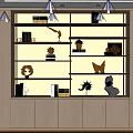 Modern Bookcase Interior Design With Multiple Shelves Books Decorative Items And Small Plants