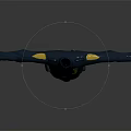 Blue Police Uniform 3D Model With Badge Utility Belt And Radio