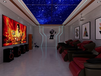 modern video room model