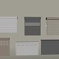 Various Colored Roller Shutters With Different Designs And Patterns