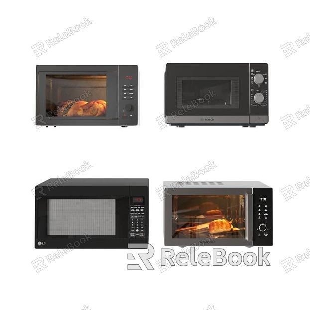 Microwave oven Light wave oven Food Bread model