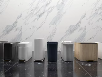 Modern Trash Bin Trash Bin 3d model