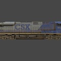 diesel locomotive 3d model