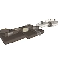 Modern Modular Combination Multiplayer Sofa Sitting Multiplayer Sofa 3d model