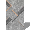 Modern Soft Package Hard Package Wall Panel Bedside Background Wall Decoration Soft Package Hard Package Wall Panel Modeling Wall Decorative Panel 3d model