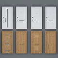 Jane European door door interior door modern door single door office 3d model