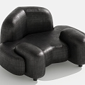 Single Sofa Leisure Chair Lazy Sofa 3d model